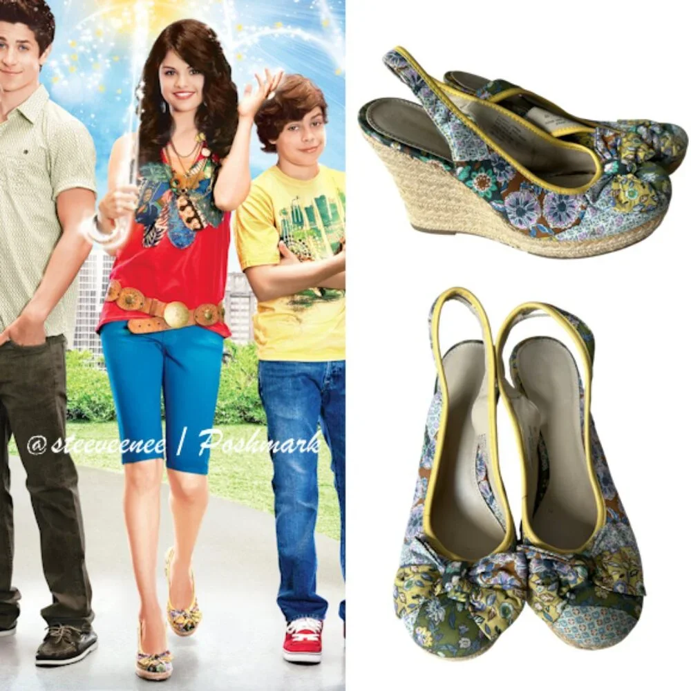 Patchwork Wedge Sandals ASO Alex Russo